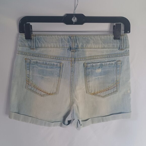 Girls Mossimo Supply Co. Light Wash Jean Shorts - Picture 2 of 6